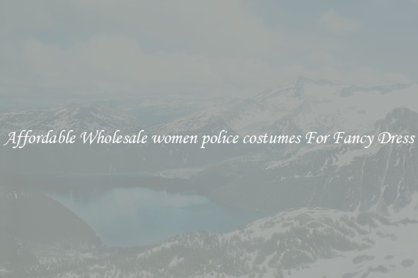 Affordable Wholesale women police costumes For Fancy Dress