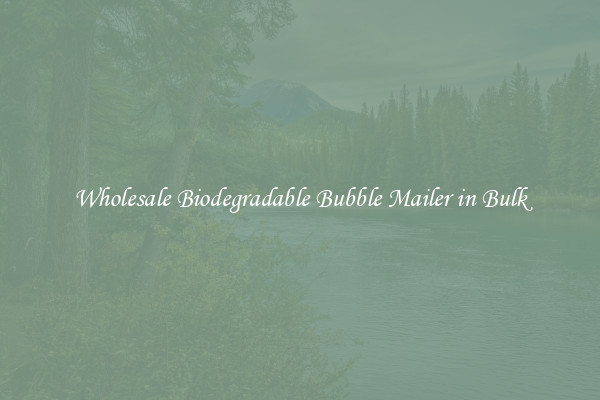 Wholesale Biodegradable Bubble Mailer in Bulk