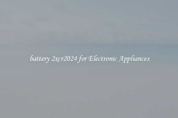battery 2xcr2024 for Electronic Appliances